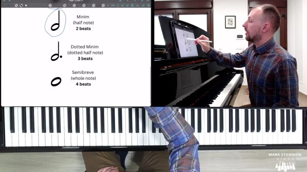 Zoom piano lessons