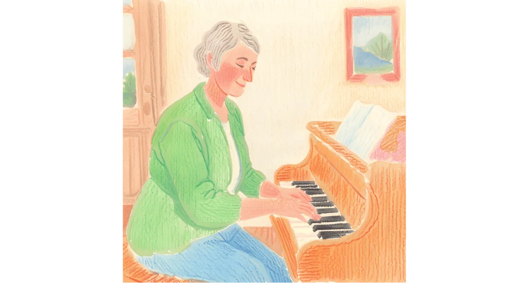 Never too late to learn the piano